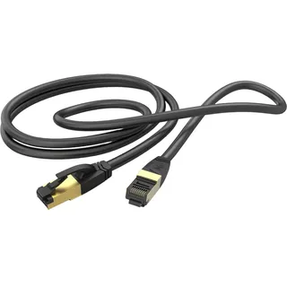 Hama Netzwerkkabel CAT-8 40 Gbit/s S/FTP 0,5 m Schwarz