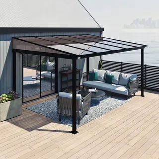 Sojag Aluminium Terrassenüberdachung St. Barth 423 x 297 x 240 cm anthrazit