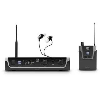 LD SYSTEMS U305 IEM - In-Ear Monitoring-System mit Sender und Bodypack, 584-608 MHz, schwarz