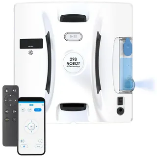 Sichler Haushaltsgeräte Fensterreinigungsroboter: Profi-Fensterputz-Roboter PR-040 mit Bluetooth, App & Sicherungs-Seil (Fensterreiniger Roboter, Fenstersaugroboter, Elektr Fensterputzer)