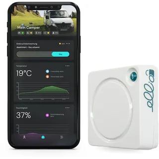 Alarmanlage - nachrüstbar - mit integrierten Sensoren, GPS, inkl. Mobilfunk & Datenvolumen und Mobile App ohne ABO. Geeignet für Wohnmobile, Camper, Van, Boot etc. und auch stationäre Anwendungen.