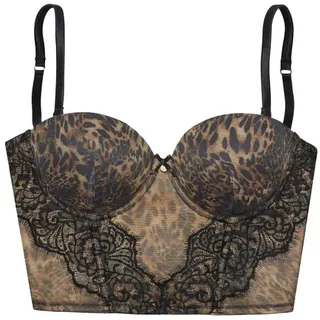 LASCANA Corsage Damen leo-bedruckt Gr.90 Cup B