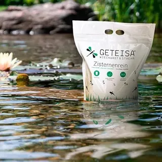GETEISA Zisternenrein 10 kg - Effektiver Wasseraufbereiter für Zisternen und Regenwassertanks, Schnelle Pflege, Entfernt Sedimente, Aktivsauerstoff, Geruchsneutral, Umweltschonend, Made in Germany