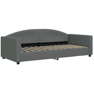 vidaXL Tagesbett Dunkelgrau 90x200 cm Stoff