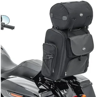 Craftride Reisetasche Sissybar Tasche mit Gepäckrolle für Chopper # SXL Hecktasche