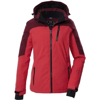 KILLTEC Damen Skijacke Funktionsjacke mit Kapuze und Schneefang KSW 435 WMN SKI Jckt 00475-modern red 42
