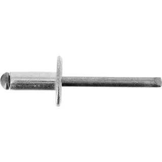 Restagraf - Niete mit großem Kopf, Aluminium & Stahlschaft – kompatibel mit Dacia, Fiat, Ford, Mitsubishi, Nissan, Opel, Renault – Durchmesser 6 mm – Länge 14 mm – Ref. 11689 – Beutel mit 20 Stück
