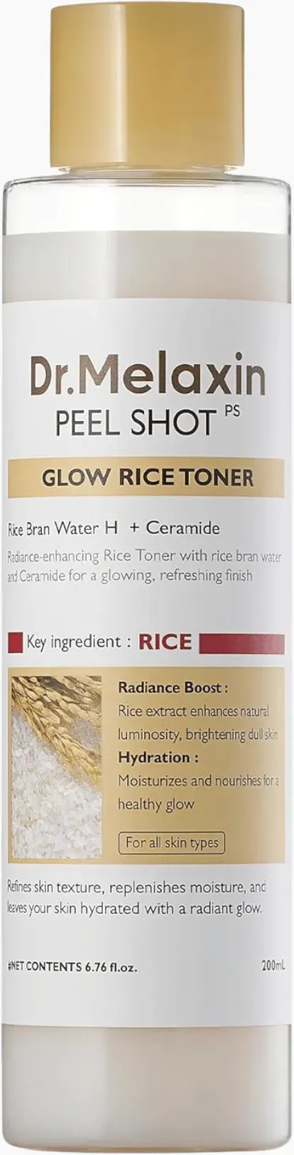 Dr.Melaxin Peel Shot Glow White Rice Toner 200ml