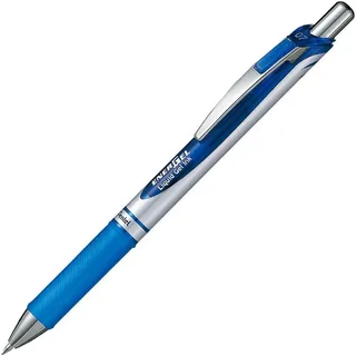 Pentel EnerGel BL77 Gelschreiber blau/silber 0,35 mm, blau