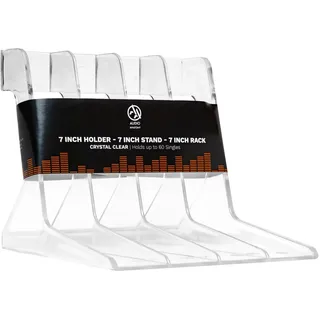 AA Audio Anatomy Schallplattenständer - 7'' Single Stand - Crystal Clear