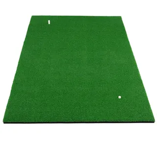 Costway Golf Abschlagmatte, Golf Übungsmatte inkl. 2 Gummi-Tees und 2 Ausrichtungsstäbe, Golfmatte mit 6 Abschlagpositionen, für Indoor und Outdoor 152 x 92 cm, & 152x117 cm,