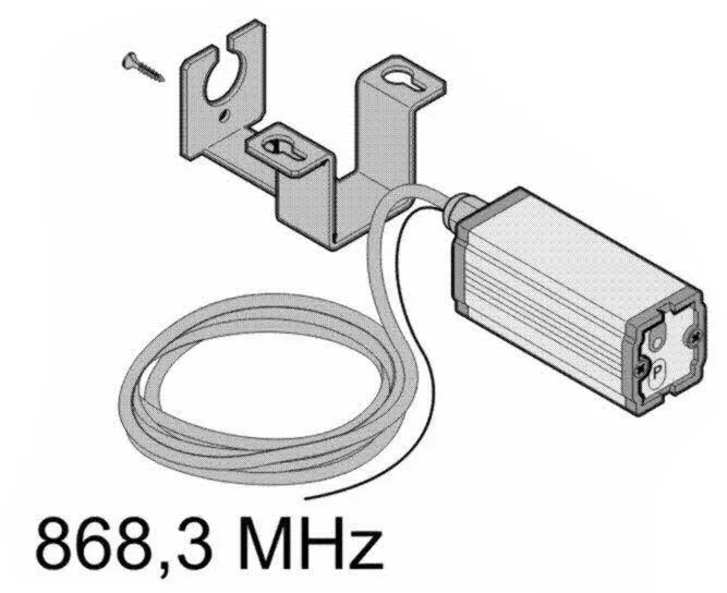 1-Kanal-Empfänger HEI 1, 868 MHz