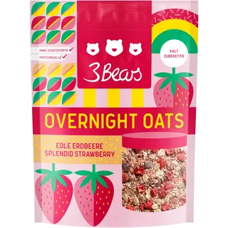 3Bears Overnight Oats - Edle Erdbeere 400,0 g