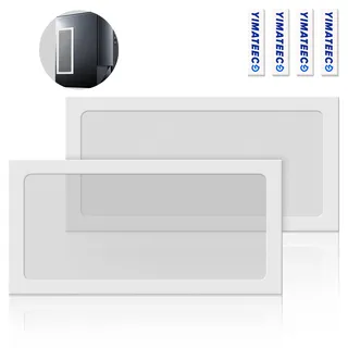 YIMATEECO Staubfilter PC Lüfterabdeckung 240 mm für Computer-Kühlerlüfter/Netzteil/Router, Nylon 80 Maschen, Magnetischer Rahmen, PC-Lüfter, Staubschutz(Nylon, 120 * 240mm, 2Stü, Weiß)