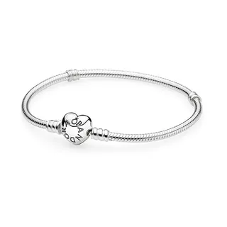 Pandora Moments Silberarmband 590719 Damen-Armband Herz, 17 cm