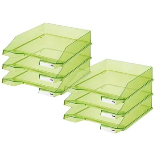 HAN Briefablage Klassik, transparent grün 25.5x6.5x34.8 cm