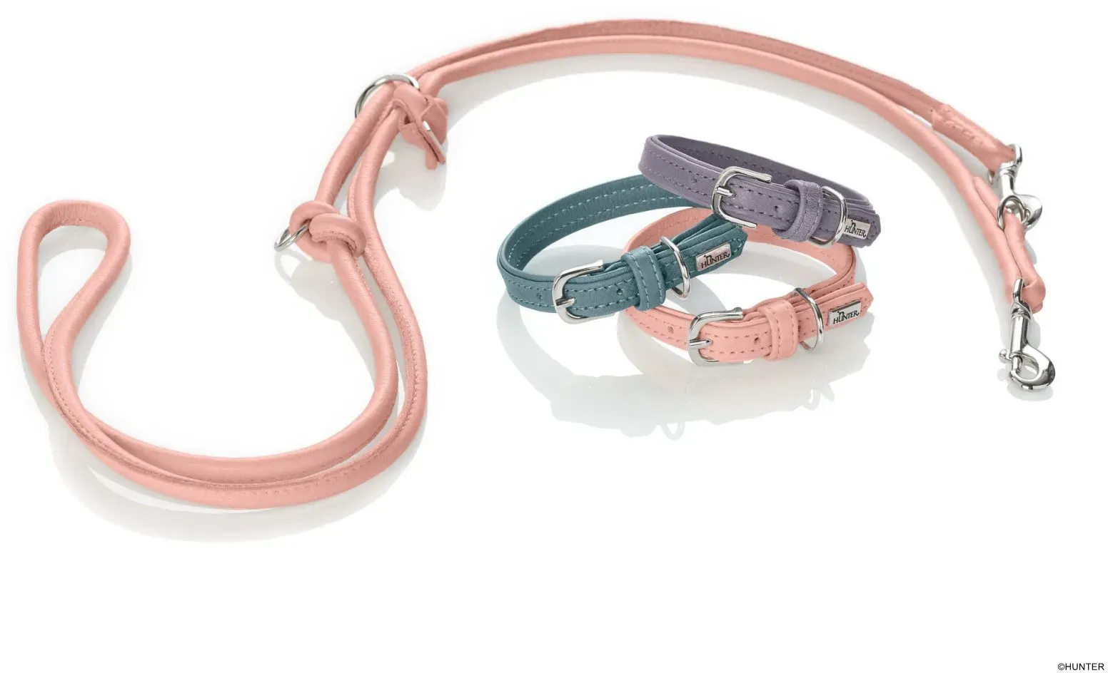 HUNTER Halsband Soho Mini XS (32), hellrosa