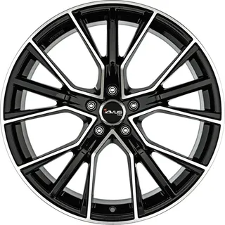 AVUS Racing AF18 9,0 x 20 5 x 112 ET33 Schwarz Poliert