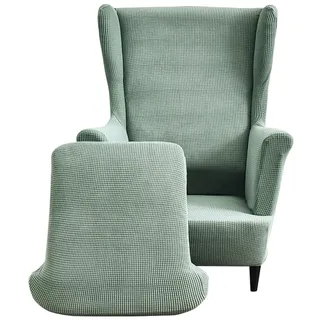 Meigeh Ohrensessel überzug Sesselhusse Sesselbezug Sessel-Überwürfe Ohrensessel Überzug Sesselbezug