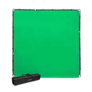Manfrotto LR83350 StudioLink Chroma Key Green Screen Kit 3x3m