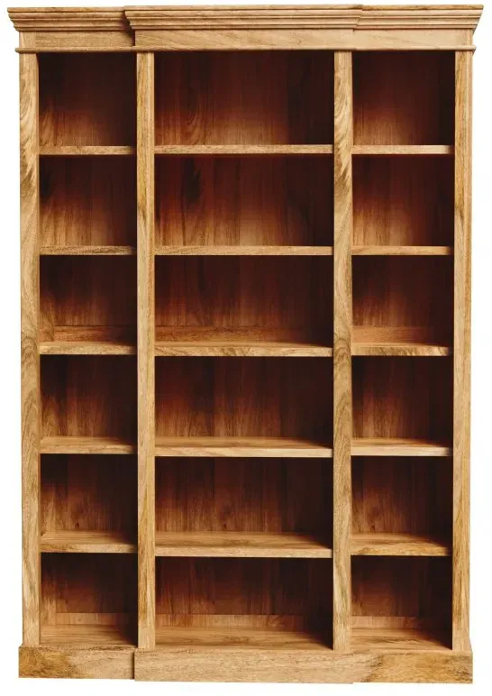 Bücherregal Guru 140x200x45 aus Mangoholz