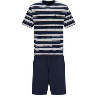 HAJO Pyjama Klima-Light Blau/Grau M