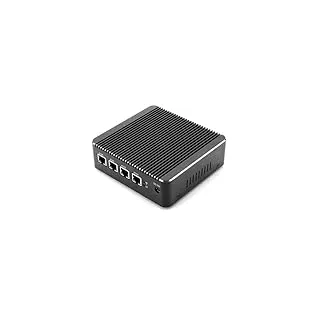 HSIPC N2940 Quad Core Firewall Micro Appliance, Mini PC, Router with 8G RAM 128G SSD, 4 RJ45 1GBE Port AES-NI Compatible with Pfsense OPNsense