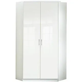 MID.YOU Eckschrank 95 x 198 x 95 cm Weiß