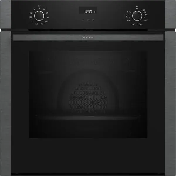 Neff Collection B4ACE4AG3 - N50 Backofen mit 7 Jahre Garantie, Graphite-Grey, Slide&Hide®, CircoTherm®, 60 x 60 cm