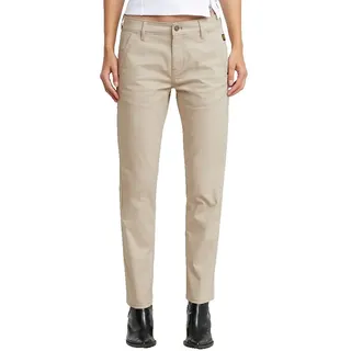 G-Star für Damen. D25257-D715-1214 Kate Boyfriend Beige Chino-Hose (23/30), Lässig, Baumwolle