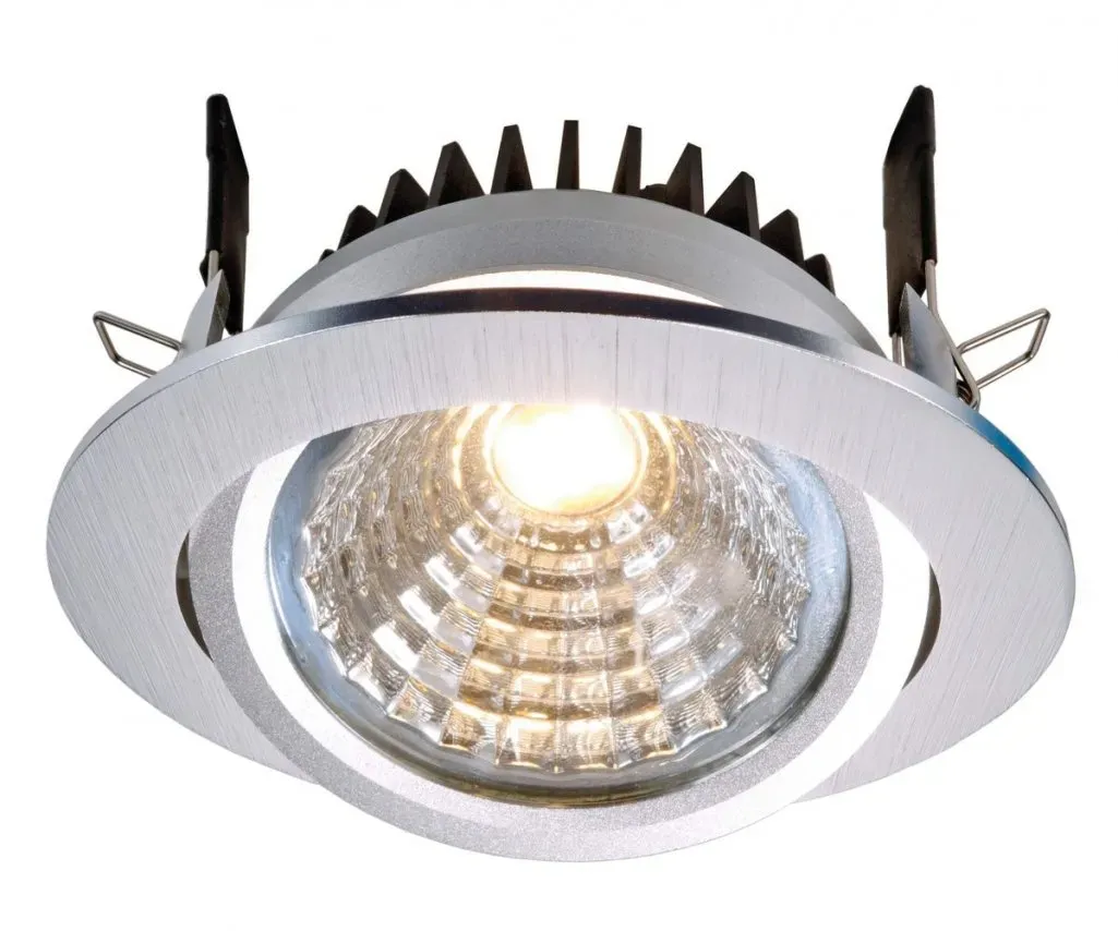 Deko-Light LED Deckeneinbauleuchte COB 95 10W 860lm dimmbar 4000K Silber