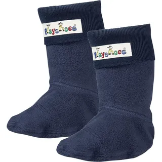 Playshoes Unisex Kinder Stiefel-Socke Füßling, marine, 30/31 EU