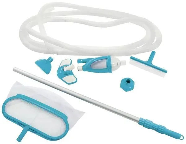Intex Deluxe Pool Maintenance Kit - Poolzubehör - Pool Reinigungsset - 5-teilig, Mehrfarbig