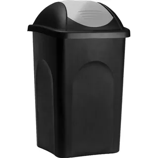 stefanplast Mülleimer 60 l Schwarz