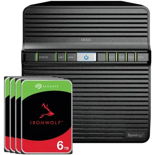 Synology DS423 NAS System 4-Bay inkl. 4x TB Synology HDD