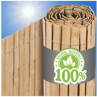 urfence 100x300 Bambus Sichtschutz Zaun Balkon Sonnenschutz Sichtschutzmatte Gartenzaun