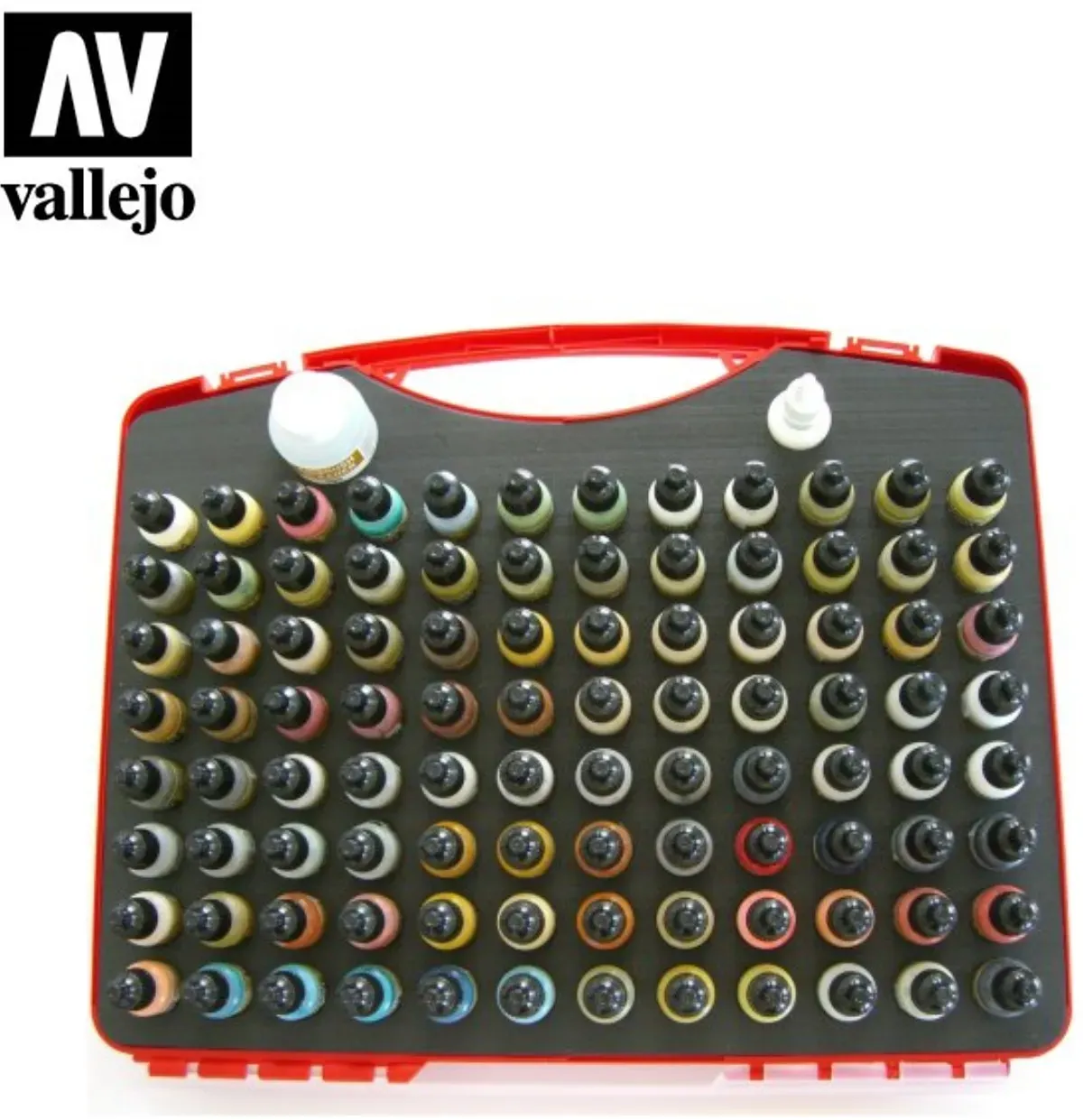 Farbkoffer | 96 Model Air Vallejo Airbrush-Modellbau-Farben