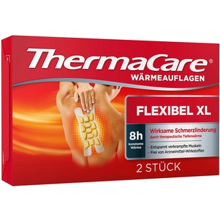 ThermaCare Wärmeauflagen für große Schmerzbereiche – Schmerzlindernde Wärmepads bei Muskelschmerzen & Verspannungen – Für Nacken, Schulter, Rücken oder Lenden – 2 Stück pro Packung