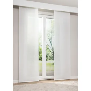 Lysel Schiebegardine Manakara in Rohweiß, in der Größe "(BxH) 60cm x 245cm"