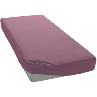 140 x 200 - 160 x 200 cm aubergine