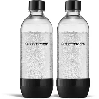 Sodastream Tritan-Flasche 2 x 1 l schwarz