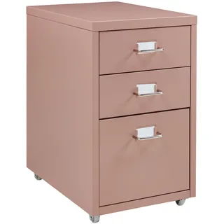 [en.casa] Kökar Rollcontainer 48 x 28 x 41 cm braun