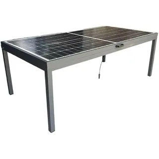 Jet-Line Gartentisch 218 x 110 x 78 cm Schwarz