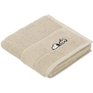 VOSSEN Sleepy Snoopy Handtuchset 30 x 50 cm beige 2 St.