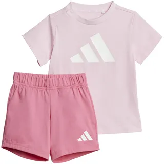 adidas Kinder Sportanzug Essentials Kids Set I BL T-SET 160 JC9639 80 in Pink Clpink/White