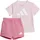 Kinder Sportanzug Essentials Kids Set I BL T-SET 160 JC9639 80 in Pink Clpink/White