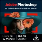 Adobe Photoshop 1 Jahr 100GB Cloudspeicher für iOS & Mac OS