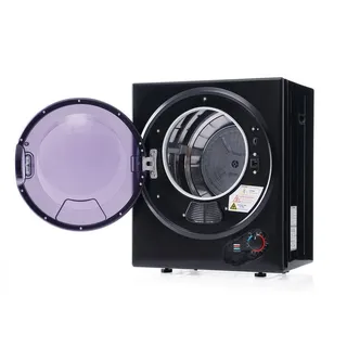 Celya Ablufttrockner TG-JH25B Mini-Wäschetrockner,wandmontierbar,65°C geeignete Trocknungstemperatur, 2.5 kg,Doppelfilter, PTC-Keramikheizung, Überhitzungsschutz schwarz