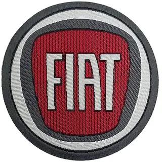 Fiat 21215 Offizieller Patch Logo 60 mm, rot