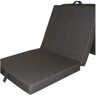 VitaliSpa Klappmatratze 70 x 190 cm H2 Baumwolle/Polyester/Wolle